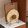 Useful Stainless Steel Cutting Board Holder Rustproof Space Saving Chopping Board Organizer Thickening Pan Cover Shelf