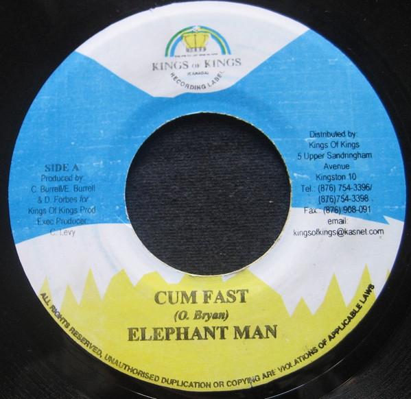 

7inch Record ELEPHANT MAN / ILEY DREAD, FUZZY J - Cum Fast / Make It Right NONE Kings of Kings Jamaica Reggae, Ska & Dub Used