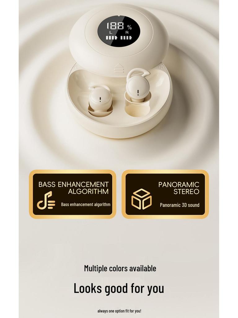 2025 Bluetooth In-Ear Sleep Earphones: Noise-Canceling, Comfy Fit, Long Battery