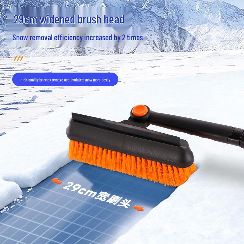 Car 5-in-1 Detachable Snow Brush & Shovel with Telescopic Ice Scraper