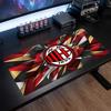 Tappetino per Mouse Grande Stampato AC Milan, Tappetino Morbido in Gomma Antiscivolo per Scrivania da Gioco per Ufficio Laptop Computer Decorazione