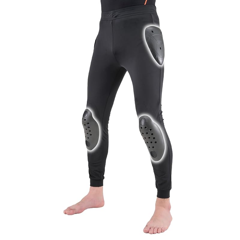 Daytona Motorcycle Protector Inner Pants, CE Standard, Instant Hardening, Stretch Fabric, HBP-021, Black, Size M, 24046