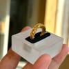 Bestseller Xiaohongshu: Inele Retro Palat Chinezesc Email Aurit, Lux Ușor & Modă High-End.