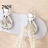 Cat-Shaped Wall Hooks, No Drilling Strong Bearing Capacity Hooks, Three-hook Combination Rack for Keys Bags Accessories