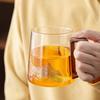Heat-Resistant Glass Tea Infuser Mug with Wooden Handle