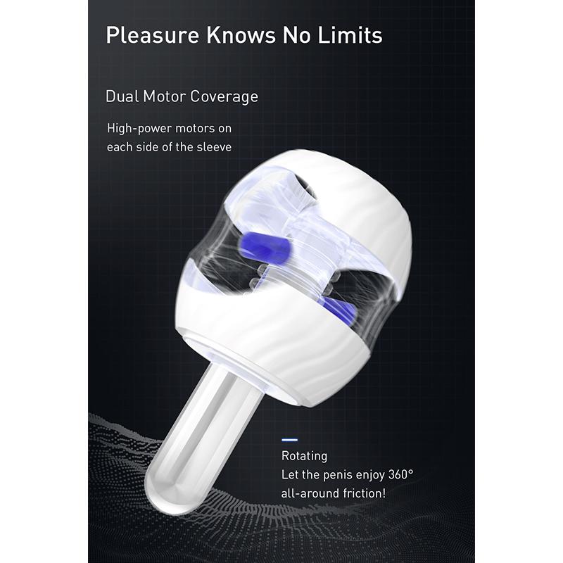 Pressable Open-Ended Automatic Male Masturbator Blowjobs Men's Glans Trainer Sex Toys for Men Vagina Masturbation