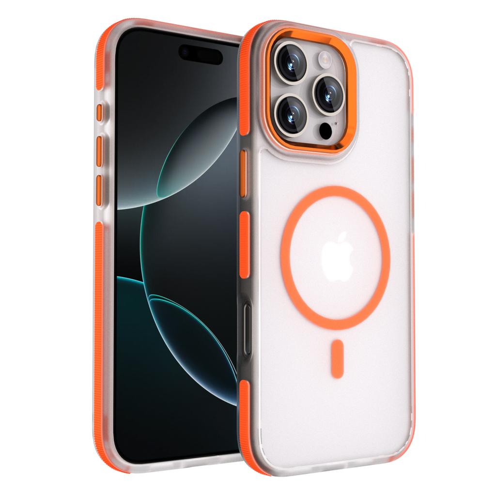 Applicable to Apple 11promax mobile phone case, acrylic magnetic anti-drop transparent iPhone11 case.