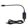 Type C To 5.5x2.5mm Charging Wire With Digital Display 5V 9V 12V 15V 20V Adjustable with 8 Connector Tip for Electronic