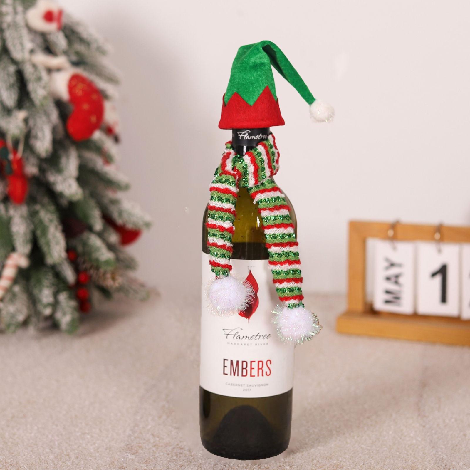 

Новые рождественские украшения с минималистичными бутылочными крышками, наборами бутылок шампанского и пива, а также атмосферой стола One Size зелёный