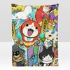 anime YKai WWatch Throw Soft Flannel Blanket for Bed Bedroom Sofa Picnic Throw Skinfriendly Breathable Gift Cover