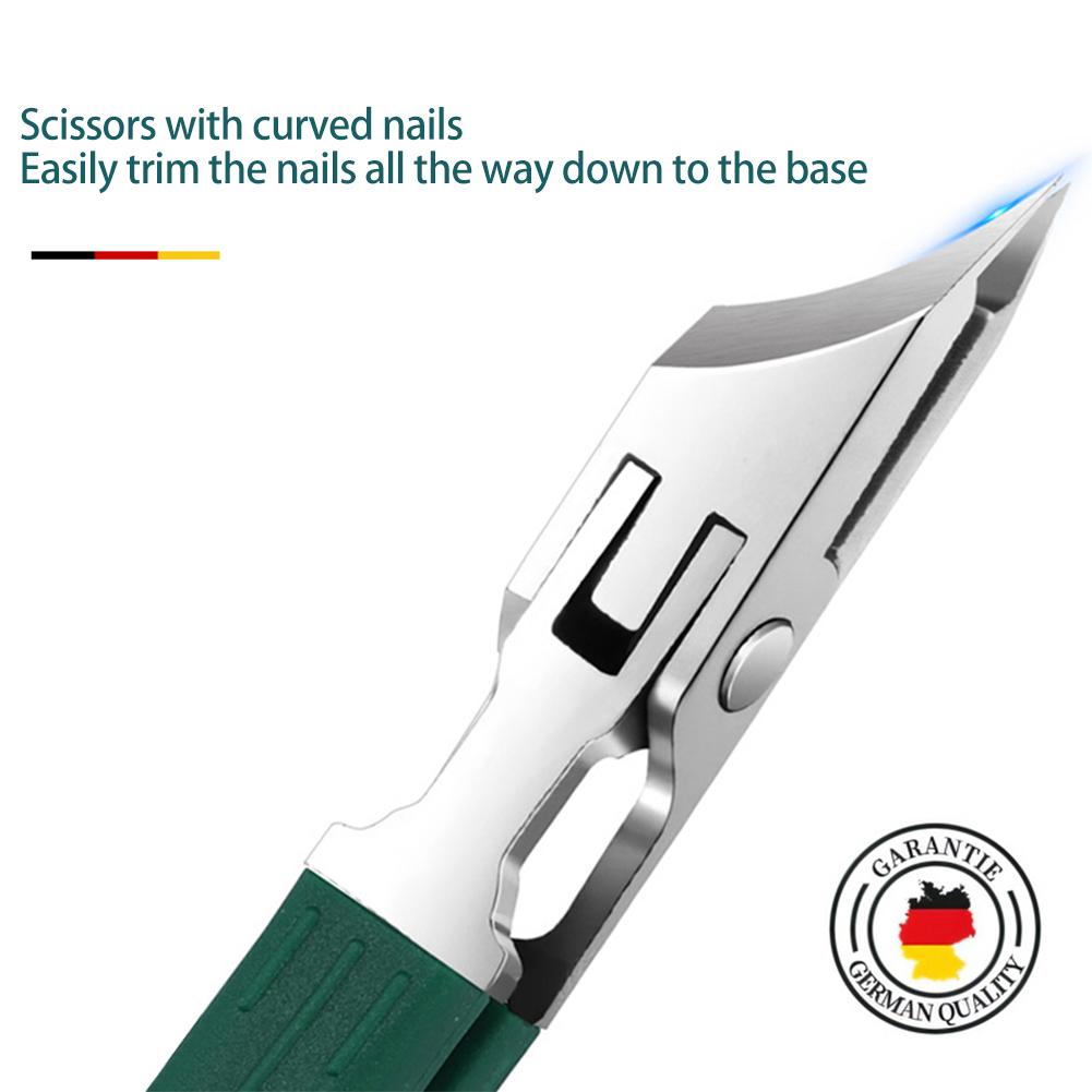 Large Opening Nail Clippers High-end Original Anti Splash Nail Groove Eagle Beak Special Nail Knife Thick Toenail Pliers
