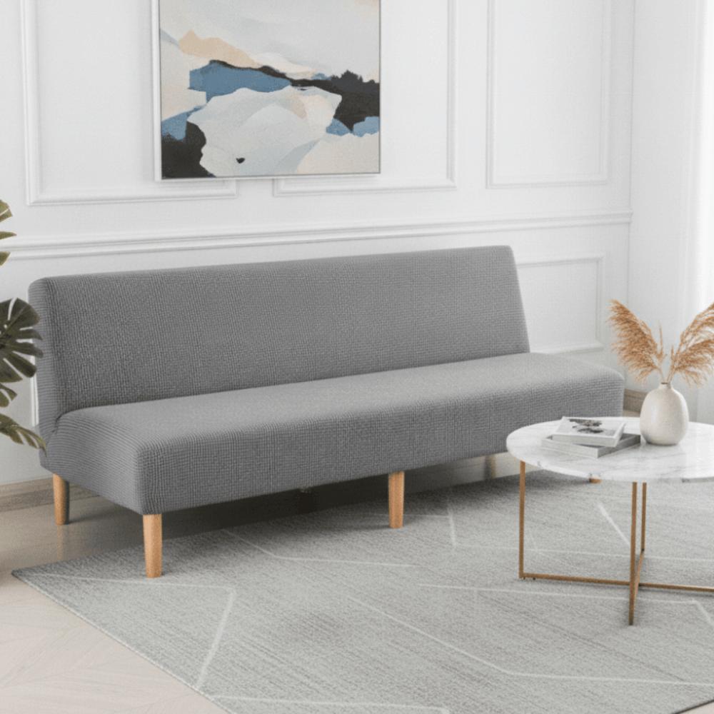 Removable Futon Sofa Cover Elastic Bench Cover Household Armless Sofa Slipcover Home