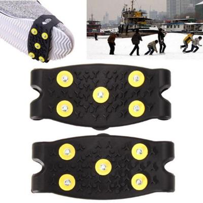 Κάλυμμα παπουτσιών Snow Crampon 1 Pair Cleats 5-Stud Ice Grippers