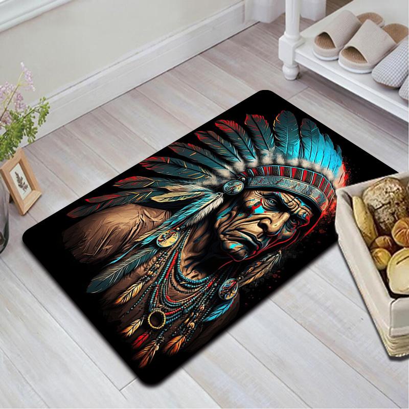 Native Americans Rug Floor Mat for Living Room or Bedroom Soft and Comfortable Carpet a Gift for Birthday and Holiday.DFF0925537