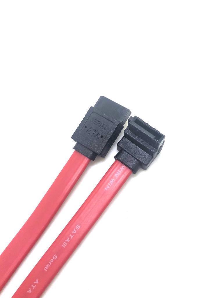 SATA III Cable SATA III 6.0 Gbps 7pin Female to Downward Right Angle Female Data Cable with Locking Latch for 2.5'' SSD,3.5''HDD