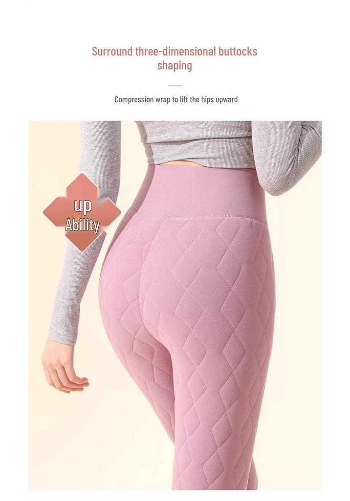 Women's Thick Wool Base Layer Pants: 100% Lambswool, Velvet Lined, Suitable As Outerwear, Warm for Autumn and Winter