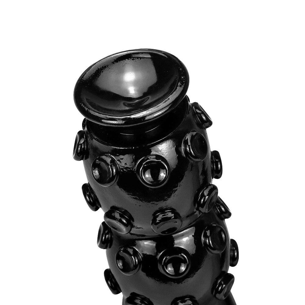 Hand Fisting Butt Plug Anal Sex Toy Dildo Realistic Arm Masturbation Black PVC Penis Slave BDSM Vibrator