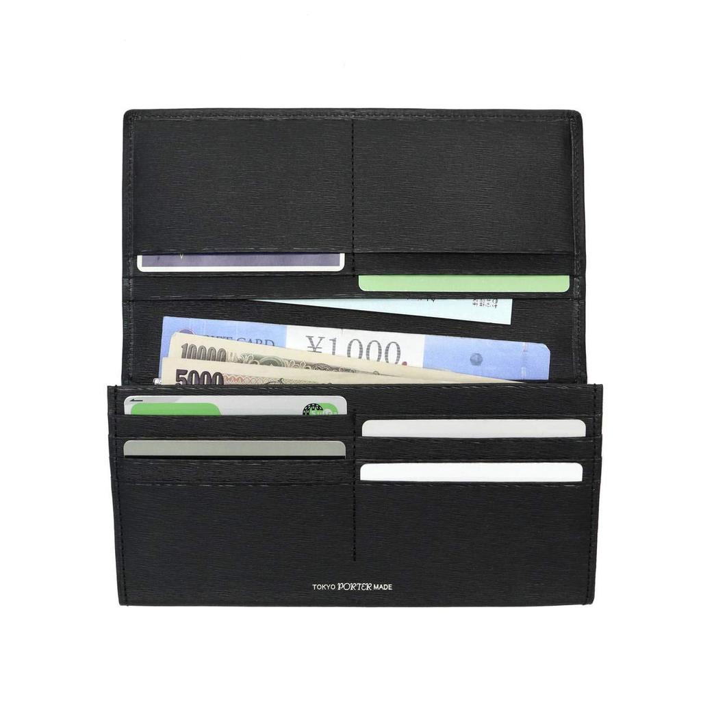 Porter Current Long Wallet (with Coin Purse) (Navy) 052-02201