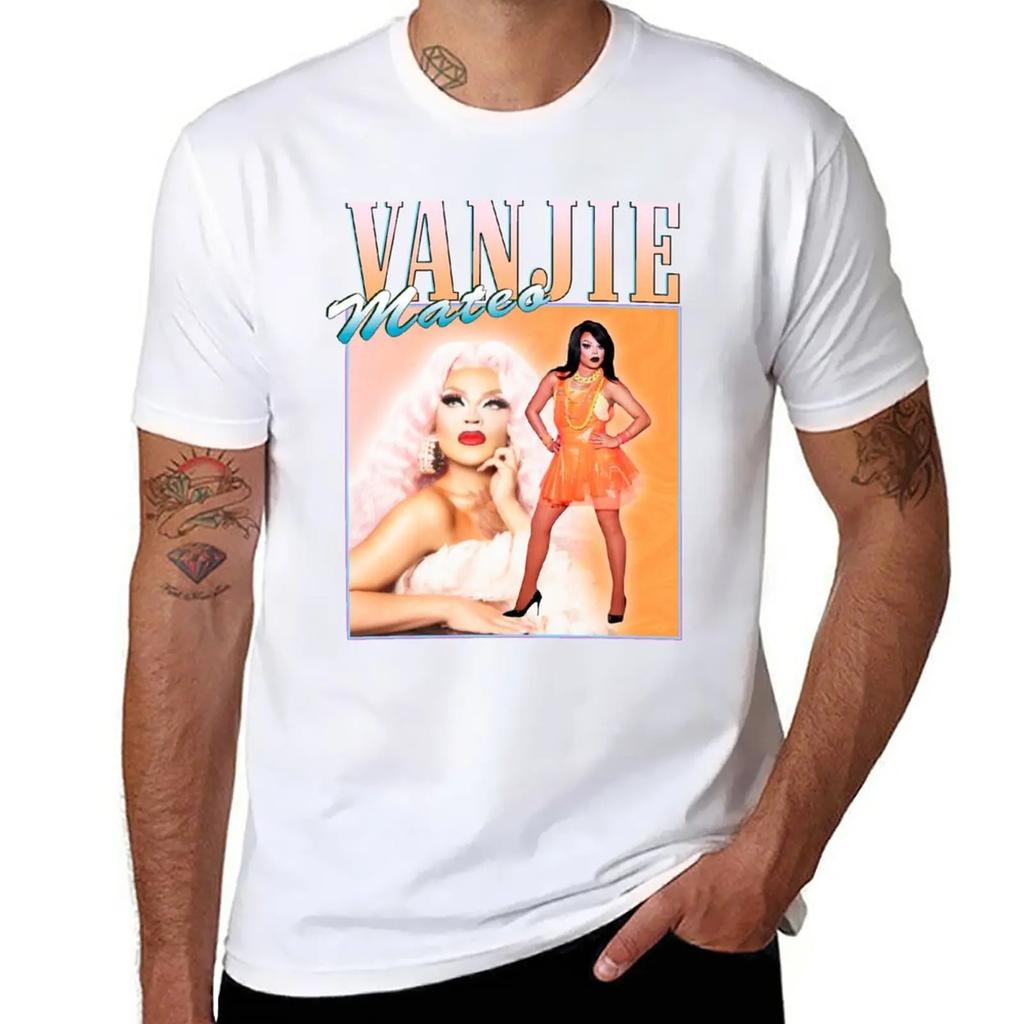 Vanessa Vanjie Mateo vintage retro design T-Shirt boys whites vintage clothes cute tops summer top t shirts for cotton