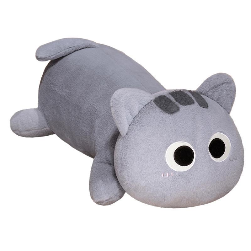 Siamese Cat Plush Pillow Long Body Soft Toy For Dorm Room Comfort And Nap Support