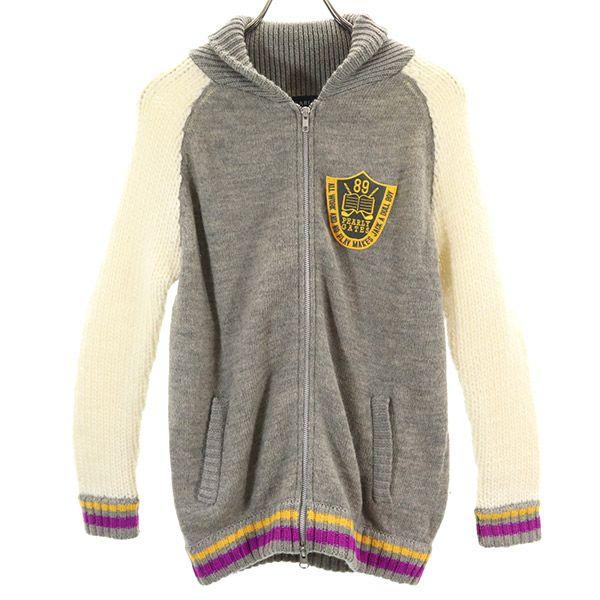 

PEARLY GATES гольф Вязаная куртка 2 Серый сделано в Японии Женская Б/У