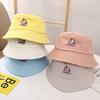 Children's Cartoon Bucket Hat New Unicorn Embroidered Sun Hat Summer Cute Boys and Girls Sunscreen Basin Hat