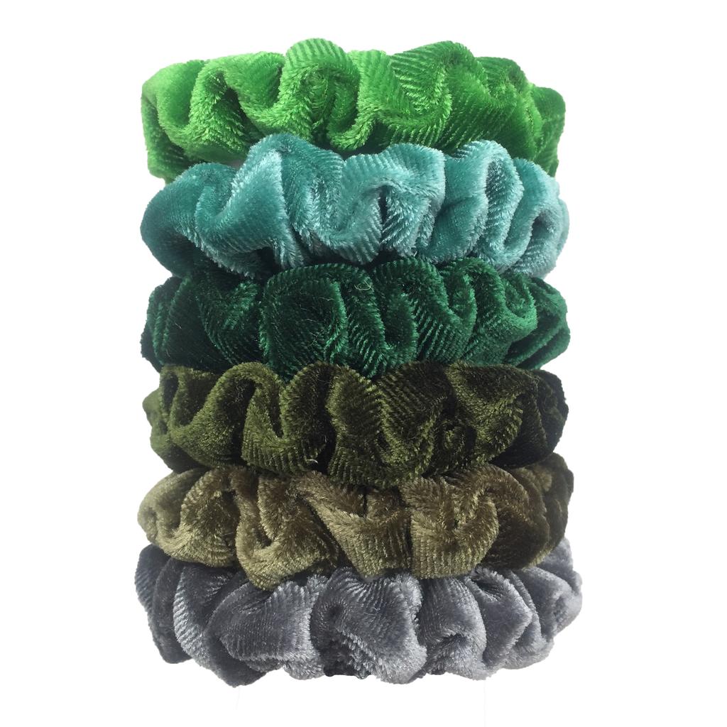6pcs Scrunchies Women Velvet Scrunchy Haar Accessoires for Boutique Cute Leopard High Quality Elastic Headwear Ponytail Hair Tie