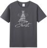 Christian Cross Jesus Merry Christmas Xmas Tree Holiday TShirt