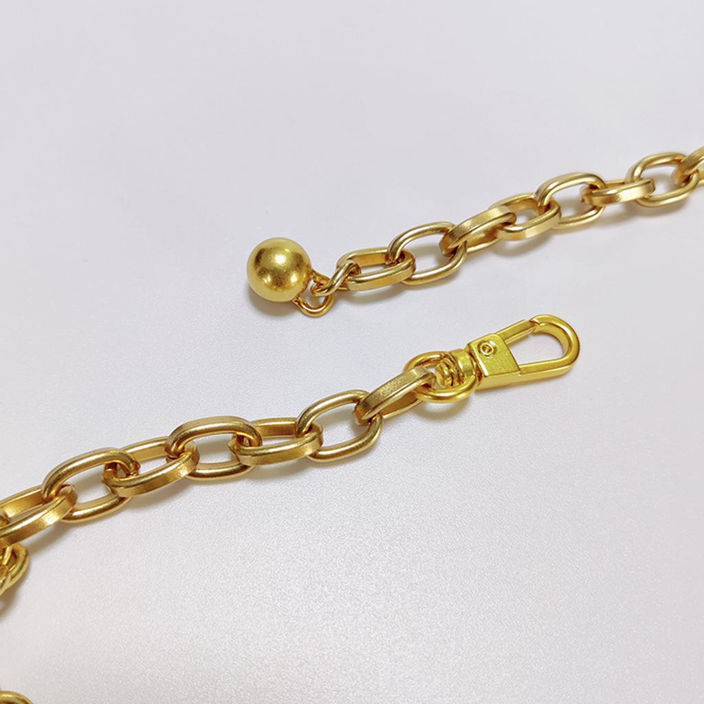 Fashion Tassel Gold Chain Belts For Women High Quaity Luxury Ear Phone Small Bag Metal Belt Adjustable Long Waistband Mini