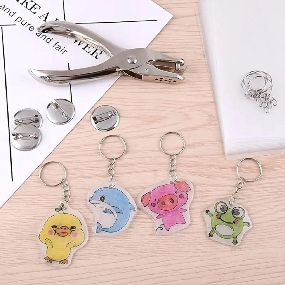 1Pcs Printable Shrink Plastic Sheets Handmade 29x20cm Shrink Film Translucent White Shrinky Art Papers for Inkjet Printer