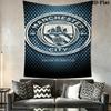 MCFC logo Wall Hanging Printed Fabric Blanket Decorative Tapestries for Bedroom Living Room Home Decor
