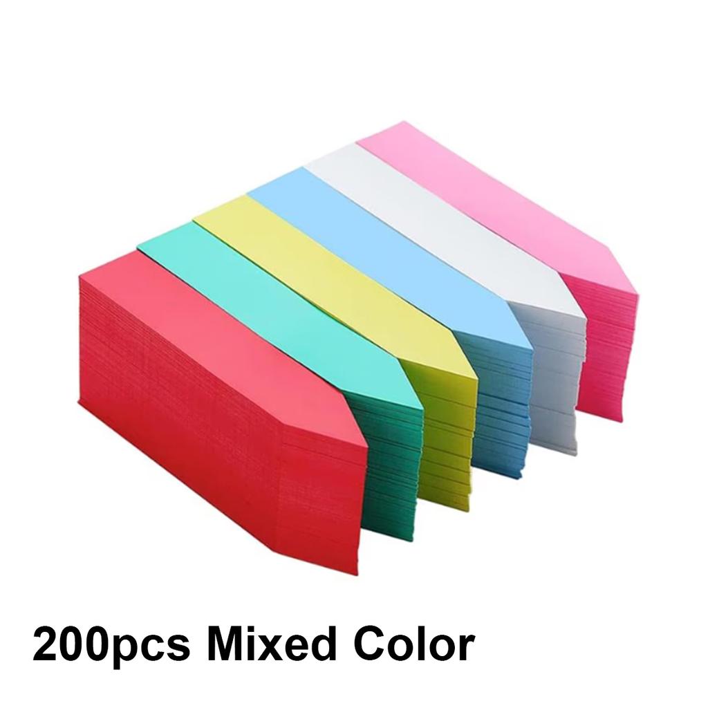 200 st/påse, Återanvändbara Vattentäta Plastväxt Blomfröetiketter Markörer Trädgårdsetiketter