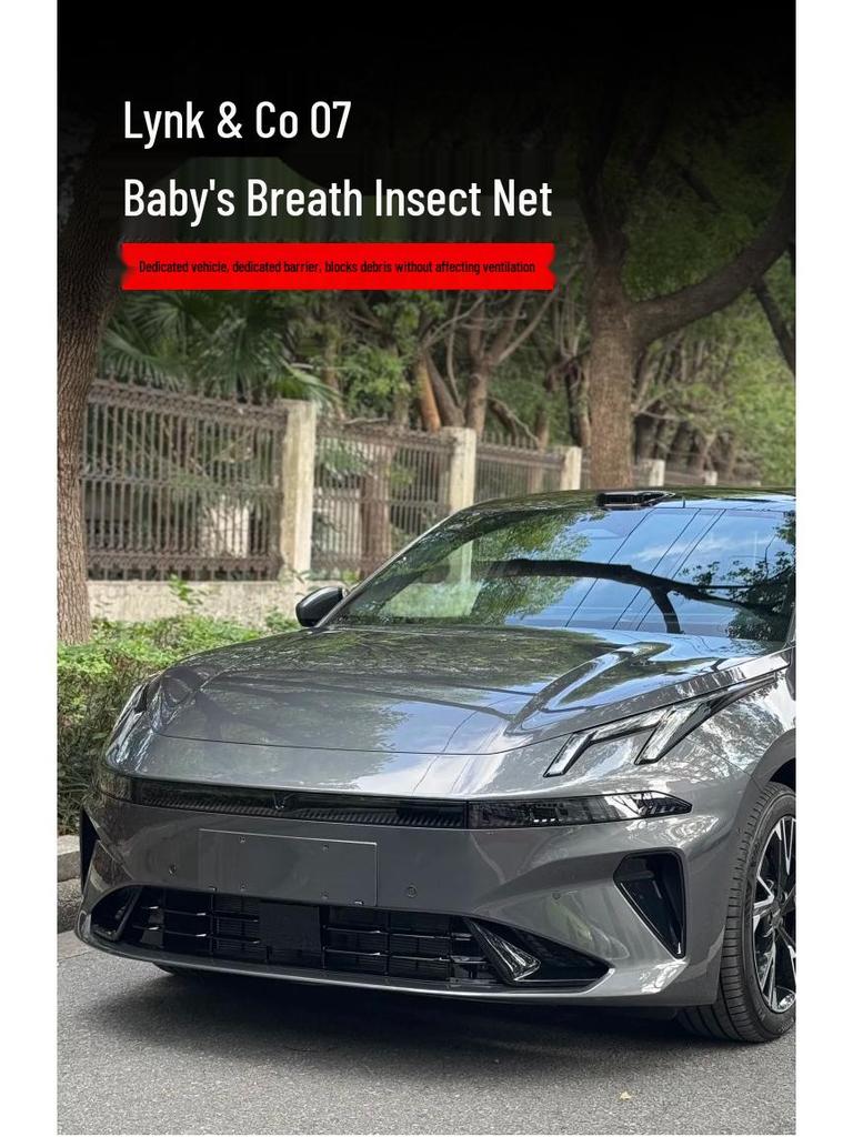 Lynk & Co 07 Insect Net Grille Cover: Protective Bug & Catkin Shield for 26 Models