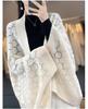 Skin-Friendly Wool Knit Hollow Shawl Scarf Cloak - Autumn/Winter Collection