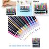 Basic Color Marker Set With 48 Fluorescent Pens For Students Art Projects And Doodle Creation