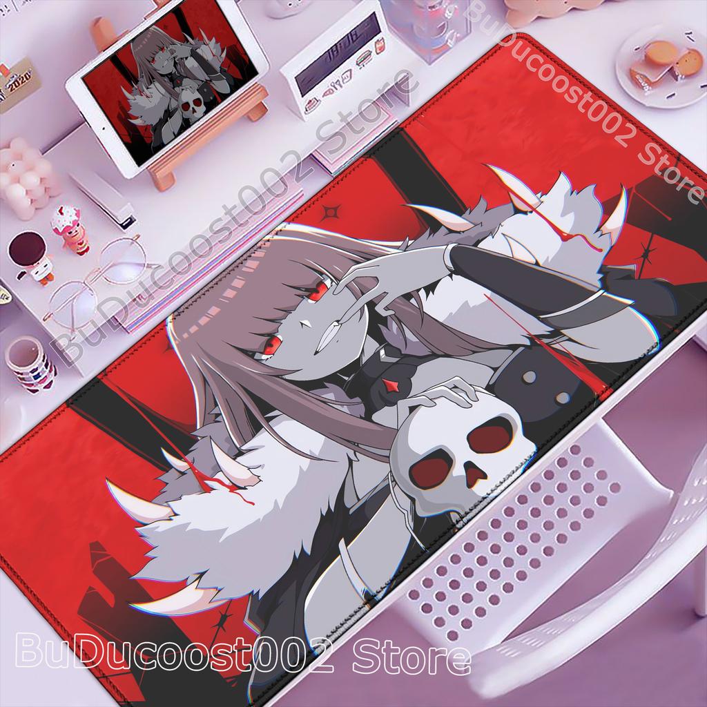 Large Mouse Pad Laptop Gamer Hololive Mori Calliope Keyboard Pad Computer Desk Mouse Mat Gaming Accessories HD Anime PC Mousepad