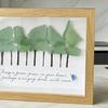 Sea Glass Tree Wall Art with Frame Handmade Forest Tree Seaglass Artwork Picture