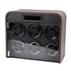 Watch Winder Quiet 6 Slot Watch Winder Box with   LED Colorful Light for Automatic Watches Mechanical Watches