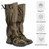 Snowproof Leg Covers 1 Pair Outdoor Gaiter Adjustable Waterproof Men Women Hiking Climbing Snow Gaiters Skiing Hunting Snake Guard Boot Shoe Protector