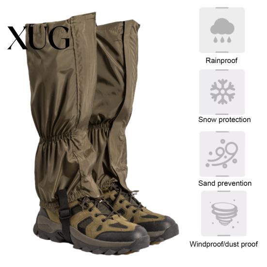 Snowproof Leg Covers 1 Pair Outdoor Gaiter Adjustable Waterproof Men Women Hiking Climbing Snow Gaiters Skiing Hunting Snake Guard Boot Shoe Protector