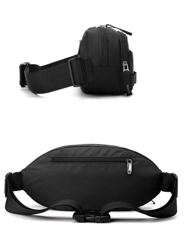 Versatile Large Capacity Men's Chest Bag Fashion Casual Phone Crossbody Sling Bag Cycling Waist Pack for Outdoor Daily
