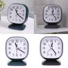 Quiet Movement Kids' Alarm Clock with Arabic Numerals Modern Minimalists Battery Operated Table Clock for Student Gift