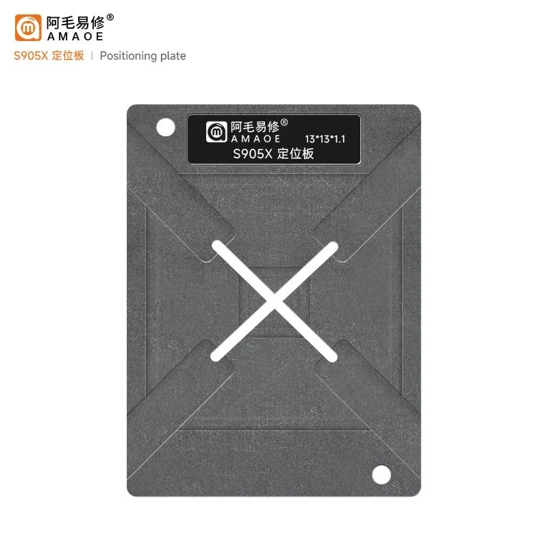 Amaoe S905X4 Tin Planting Platform For Amlogic S905L/905Z Smart TV Box Main Control Chip BGA Reablling Stencil Soldering Kit
