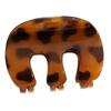 Comfortable Leopard Pattern Hair Claw Strong Barrette For Daily Use Hair Claw Clip For Office Women Everyday Outfit