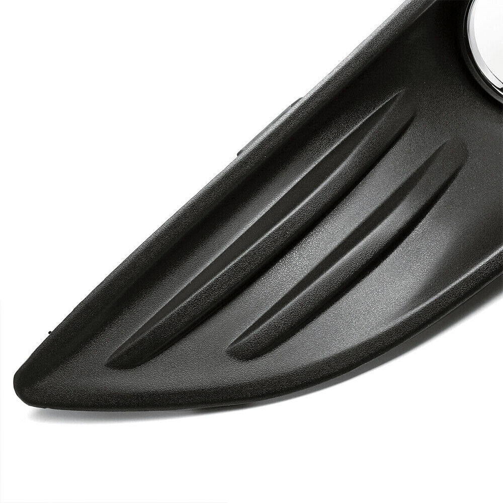 2x Främre stötfångare Dimljus Lampa Dekor Kåpa Ram För FORD FIESTA MK7 2013-2017