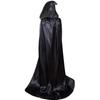 Halloween Grim Reaper Hooded Cloak - Satin Masquerade Party Prop for Adults & Children