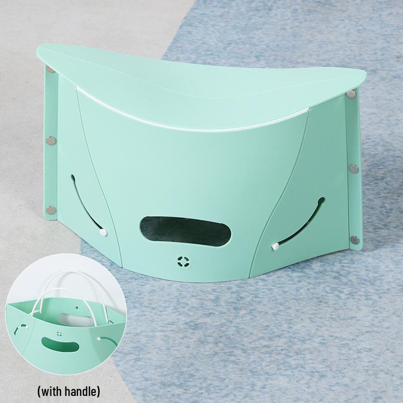 Portable Folding Plastic Stool for Travel & Outdoor Use