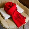 Year of the sheep old man scarf grandma mother birthday gift red in the elderly man and woman gift box for elders in winter