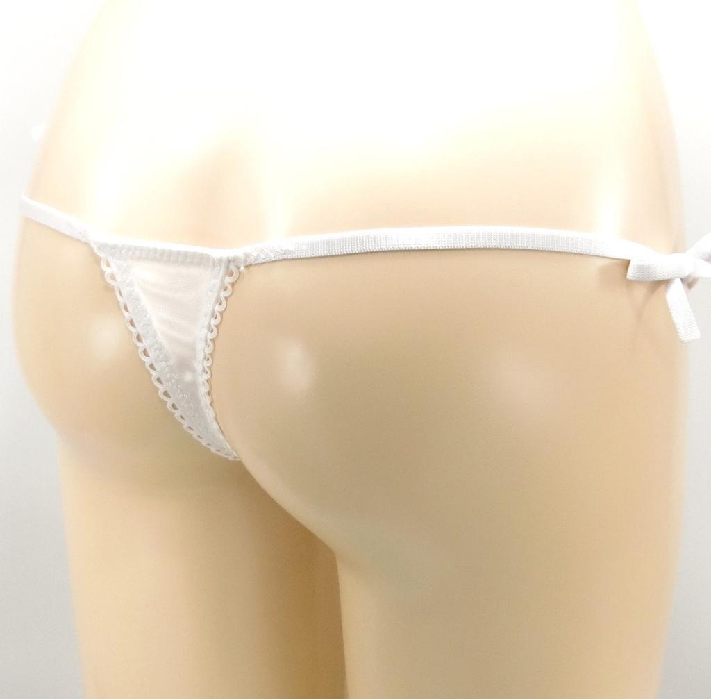 Remote Rotor Pocket Shorts Jumping Pants String Panties Sexy Lingerie Micro Bikini Ultra Small Extreme Underwear T45RS White F [Cat Select] T-Back