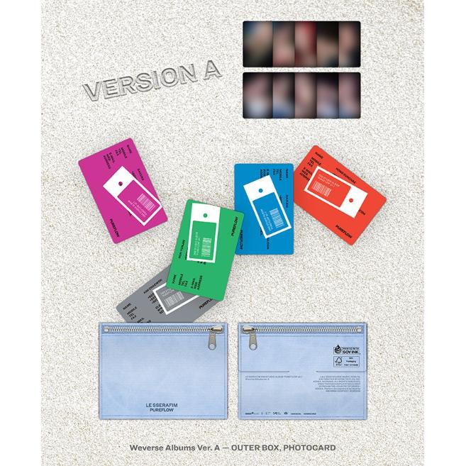 Pré-commande LE SSERAFIM 2ème Album Studio PUREFLOW pt.1 Weverse Albums ver.